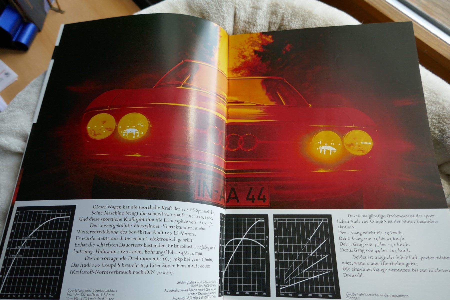 Audi Documenti: Audi  Coupè  100S,  Originalprospekt – Nuovo (secondo la descrizione) da Madiswil venduto da ML911 3