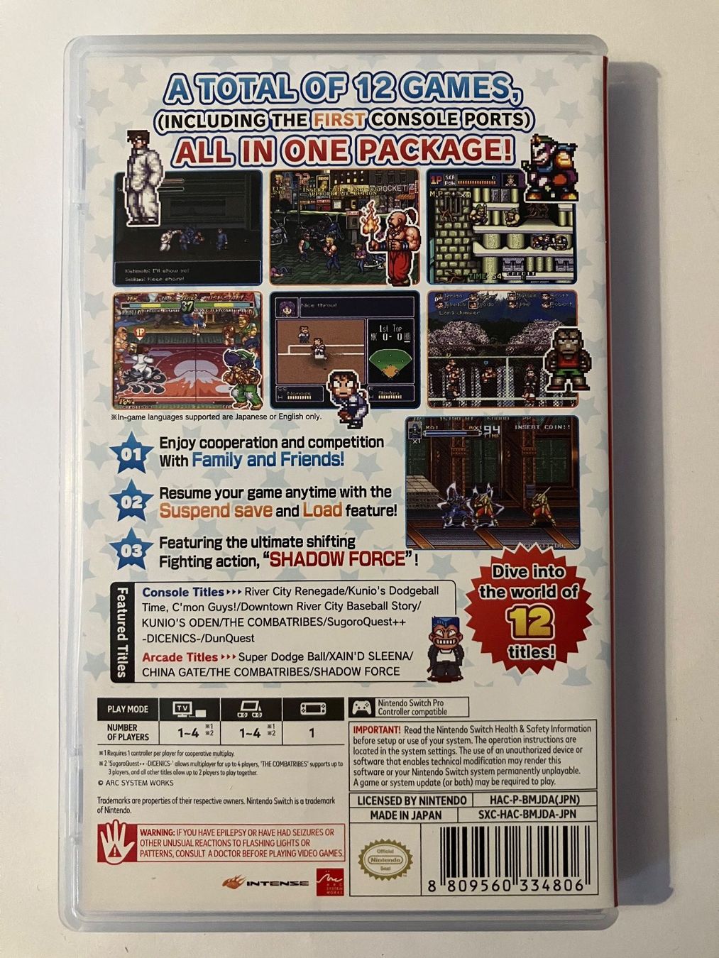 Nintendo Giochi: Super Technos World – Switch JP – Usato da Ecublens VD venduto da Lenordique 1