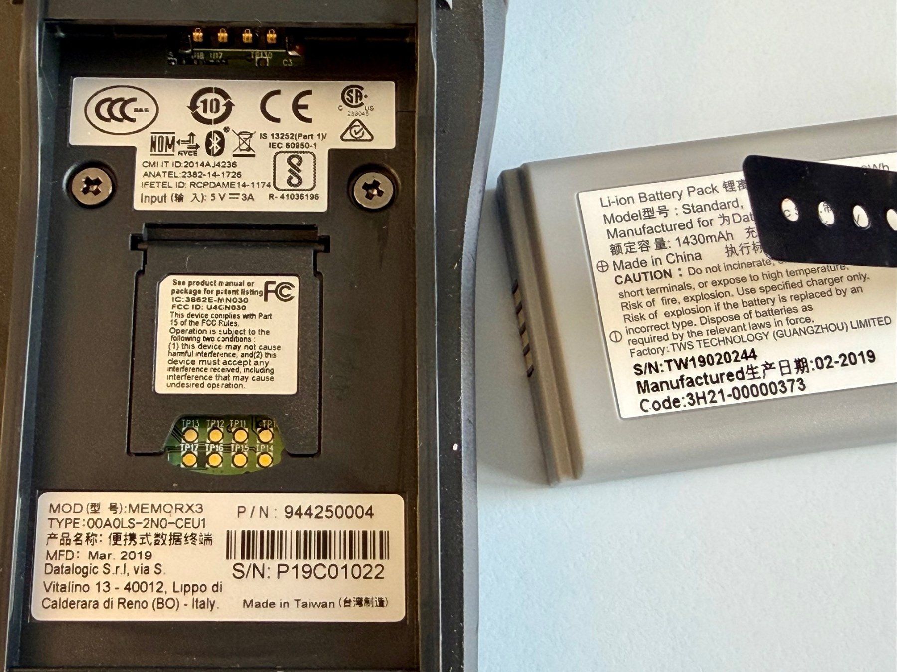 Scanner: Datalogic Memor X3 / Barcode Scanner – Usato da Einigen venduto da Medicom-Pharma 6