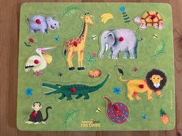 Holzpuzzle Tiere guter Zustand