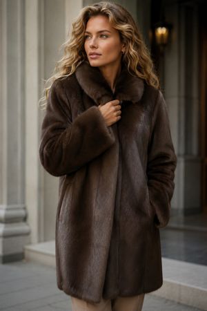 Neue MEGA wunderschöne echte Pelzjacke  Gr.36-38