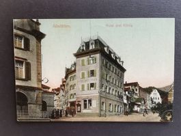 Altstätten  Ansichtskarte  Rheintal  animiert  Hotel   1907