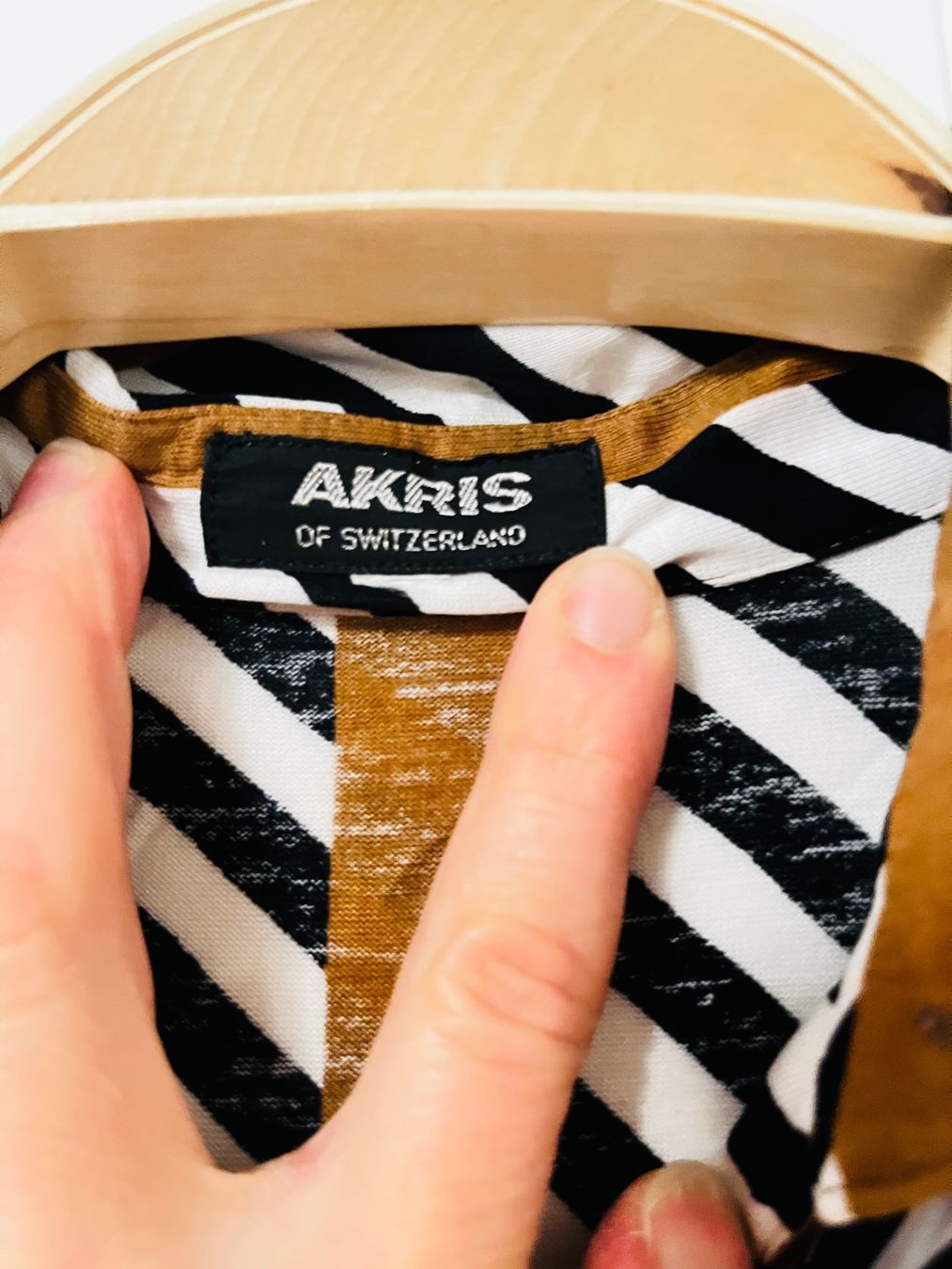 Akris Vestiti: Kleid AKRIS, VINTAGE, Streifenmuster – Usato da Horw venduto da Pem1278 1