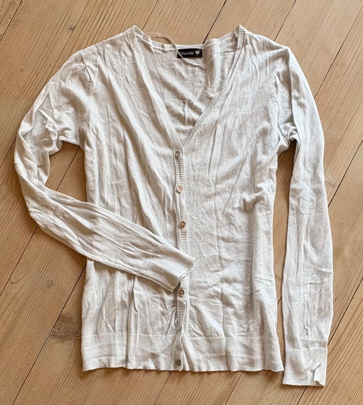 Pullover & Sweatshirts: Jäckchen /Cardigan/Pullover dünn Strick,Chicorée,Gr.L – Gebraucht aus Siblingen von Vany_McDougall 6