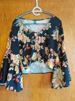 Bluse mit Trompetenärmel, Gr. S