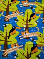 Baumwoll-Jersey-Stoff, mit Tiermotiv,  70 x150 cm