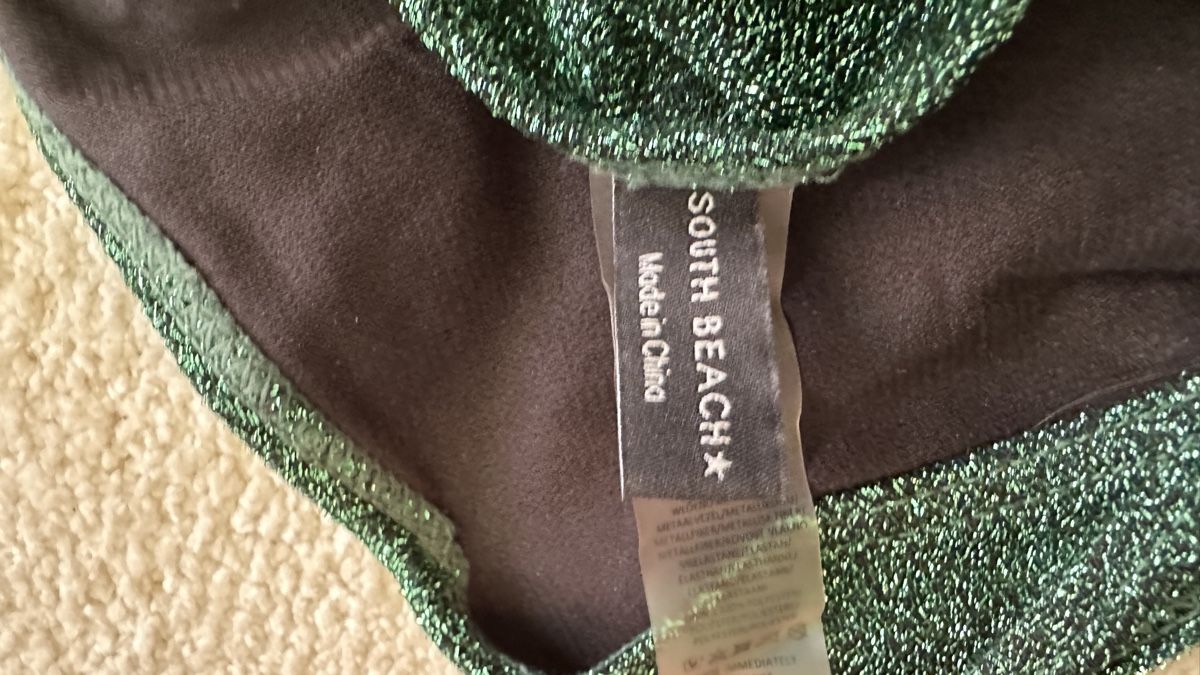 Badekleider & Bikinis: South Beach Green sparkly Bikini Bottom Size S – Gebraucht aus Zürich von kor_pm27 3