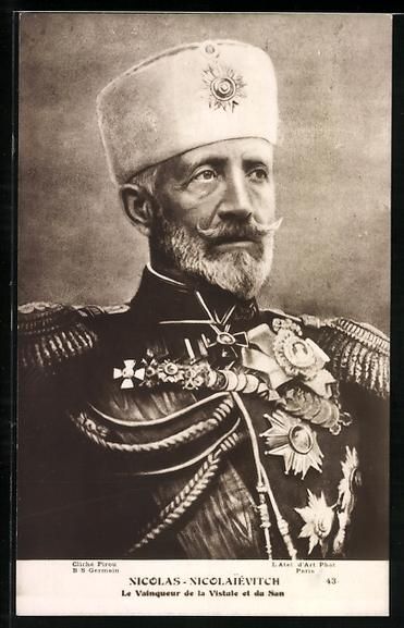 Cartoline postali: Nikolas Nikolajewitsch von Russland Erob – Usato da Berlin venduto da bartko-reher