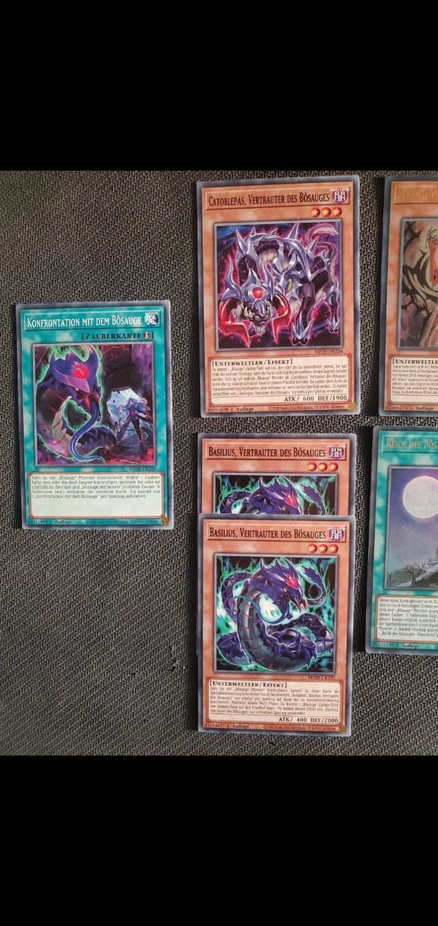 Yugioh Carte collezionabili: Yugioh Bösauge Set – Nuovo (secondo la descrizione) da Opfikon venduto da Steins_Siedlung 2