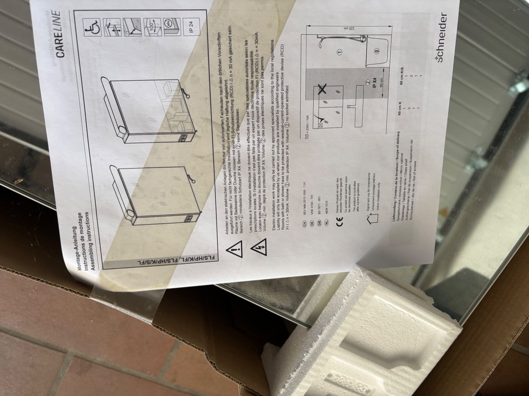 Schneider Spiegelschränke: Spiegelschrank Schneider FL 60 CAROLINE – Neu und originalverpackt aus Uznach von ilor01 2