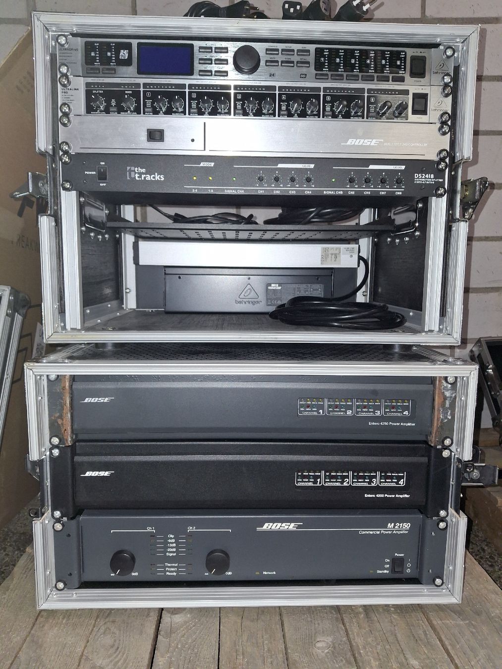 Verstärker: BOSE PROFI-PA COMPACT SYSTEM: Rack- & Mischpult Set – Gebraucht aus Weite von dynled