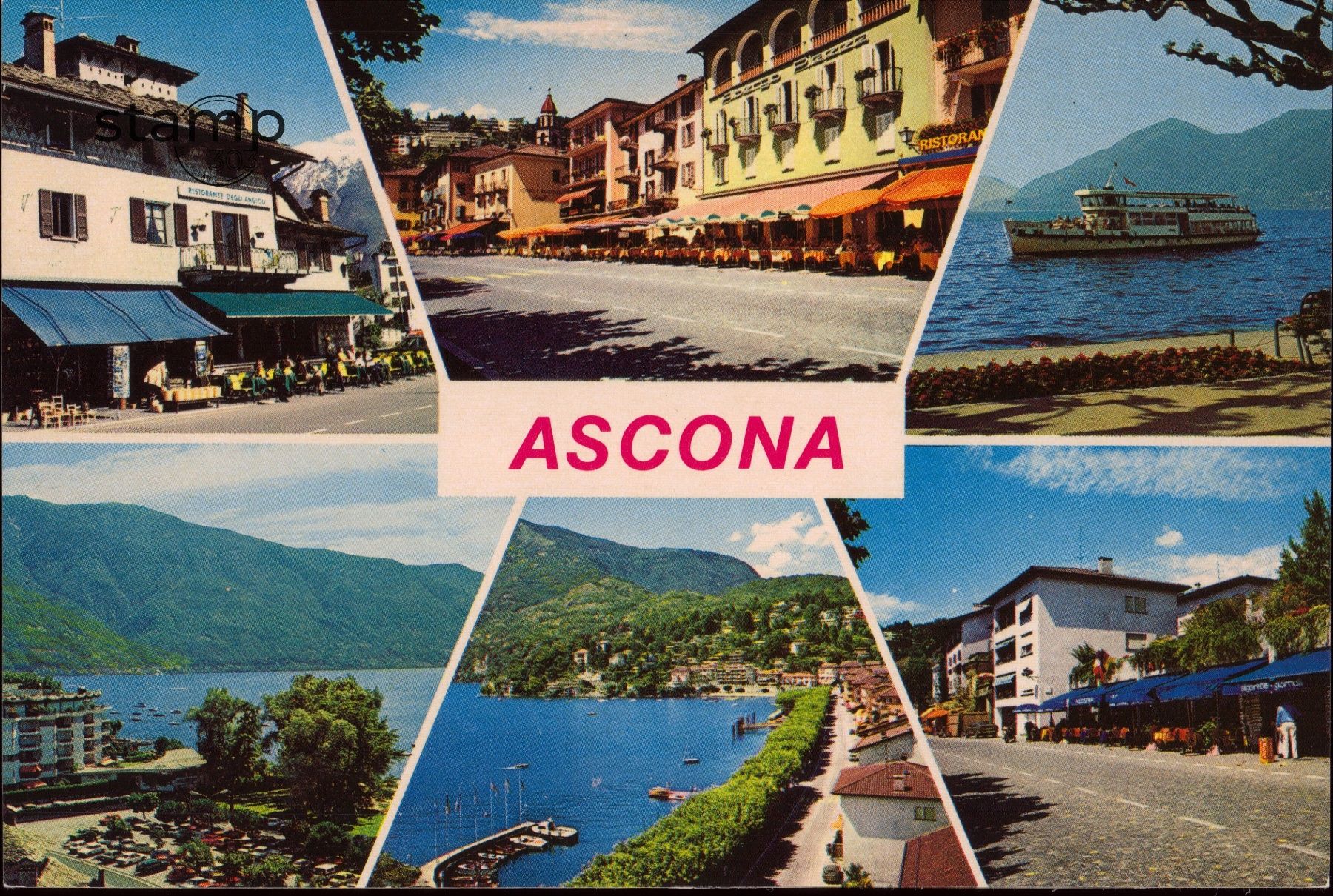 Cartoline postali: AK Ascona - Lago Maggiore – Usato da Eggersriet venduto da stamp303