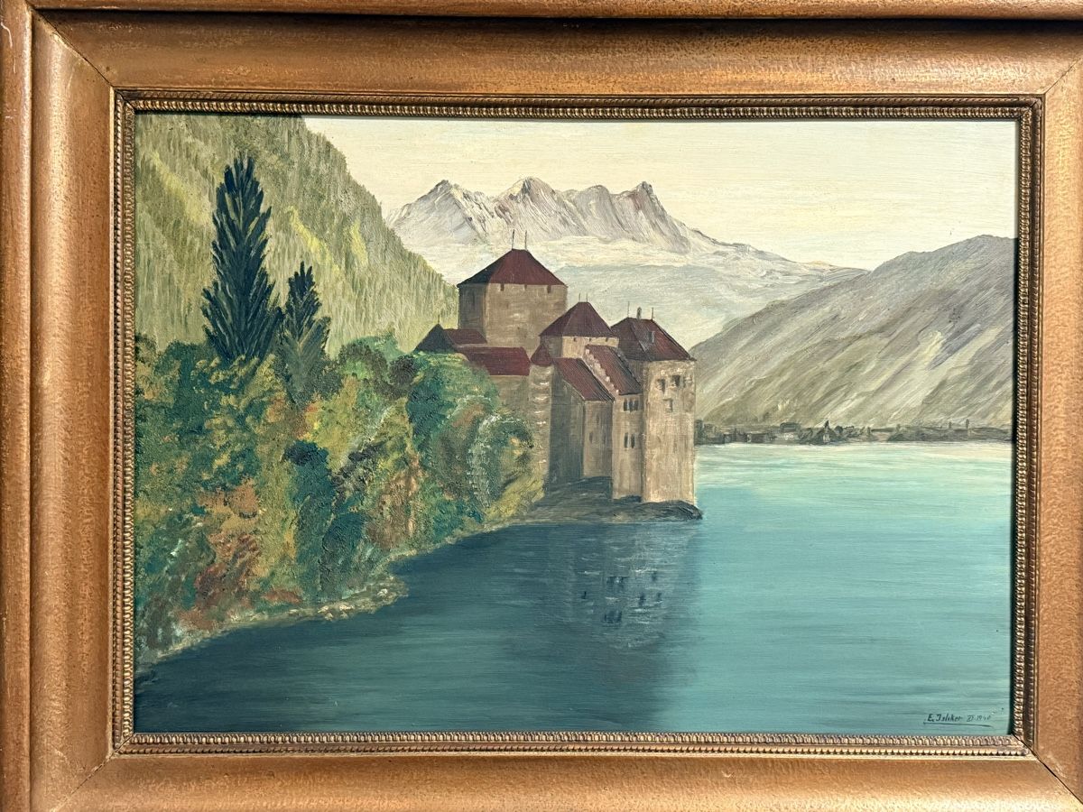 Gemälde: Öl auf Leinwand - E. Jsliker 1940 – Gebraucht aus Solothurn von NUVICO 1