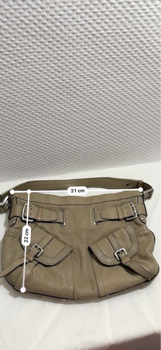 DKNY Sacs femmes: DKNY Leather One Strap Shoulder Bag y2k – D'occasion à Geneve par DarlingVintage 8