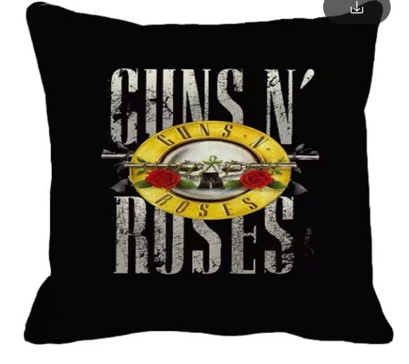 Cuscini: Taie oreiller Guns N' Roses – Nuovo e nell'imballaggio originale da Allens venduto da MADE.IN.ROCK.N.ROLL