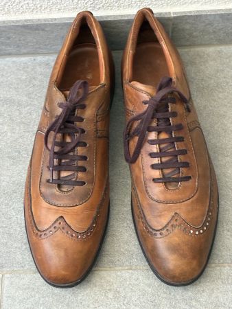 Rehbraune Herren Lederschuhe von NAVYBOOT Gr.44