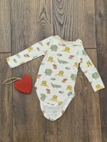 Baby Body C&A mit Tiermotiven Grösse 80 weiss guter Zustand