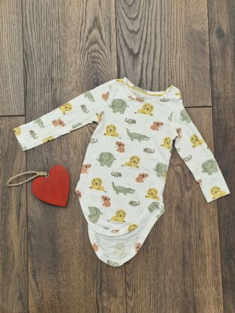Baby Body C&A mit Tiermotiven Grösse 80 weiss guter Zustand