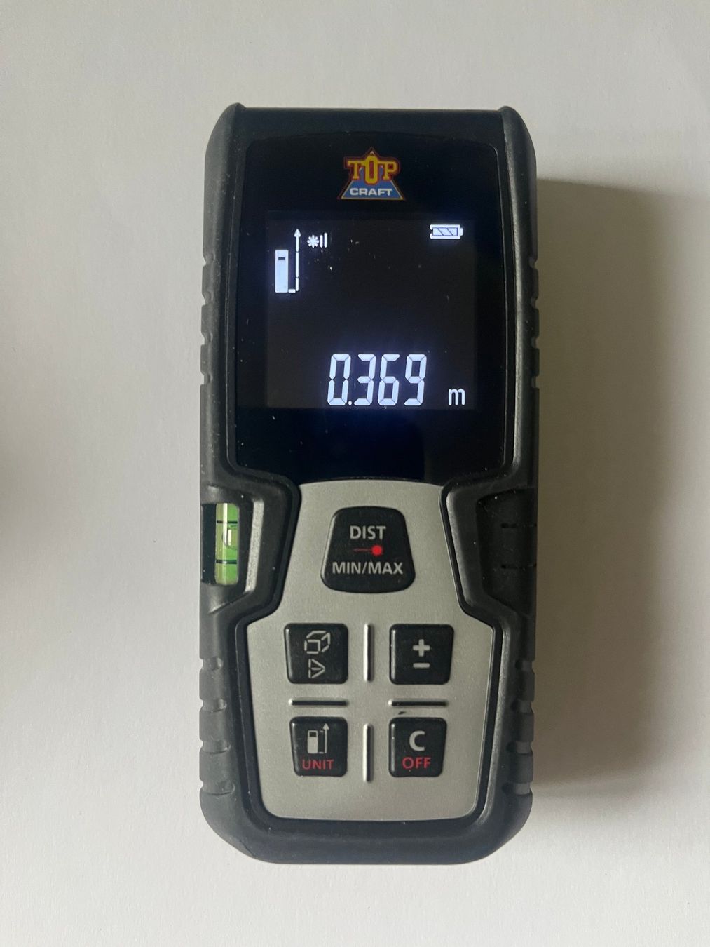 Misurare: Laser Entfernungsmesser mit Batterie und Tasche – Usato da Hubersdorf venduto da Gewonnen 3
