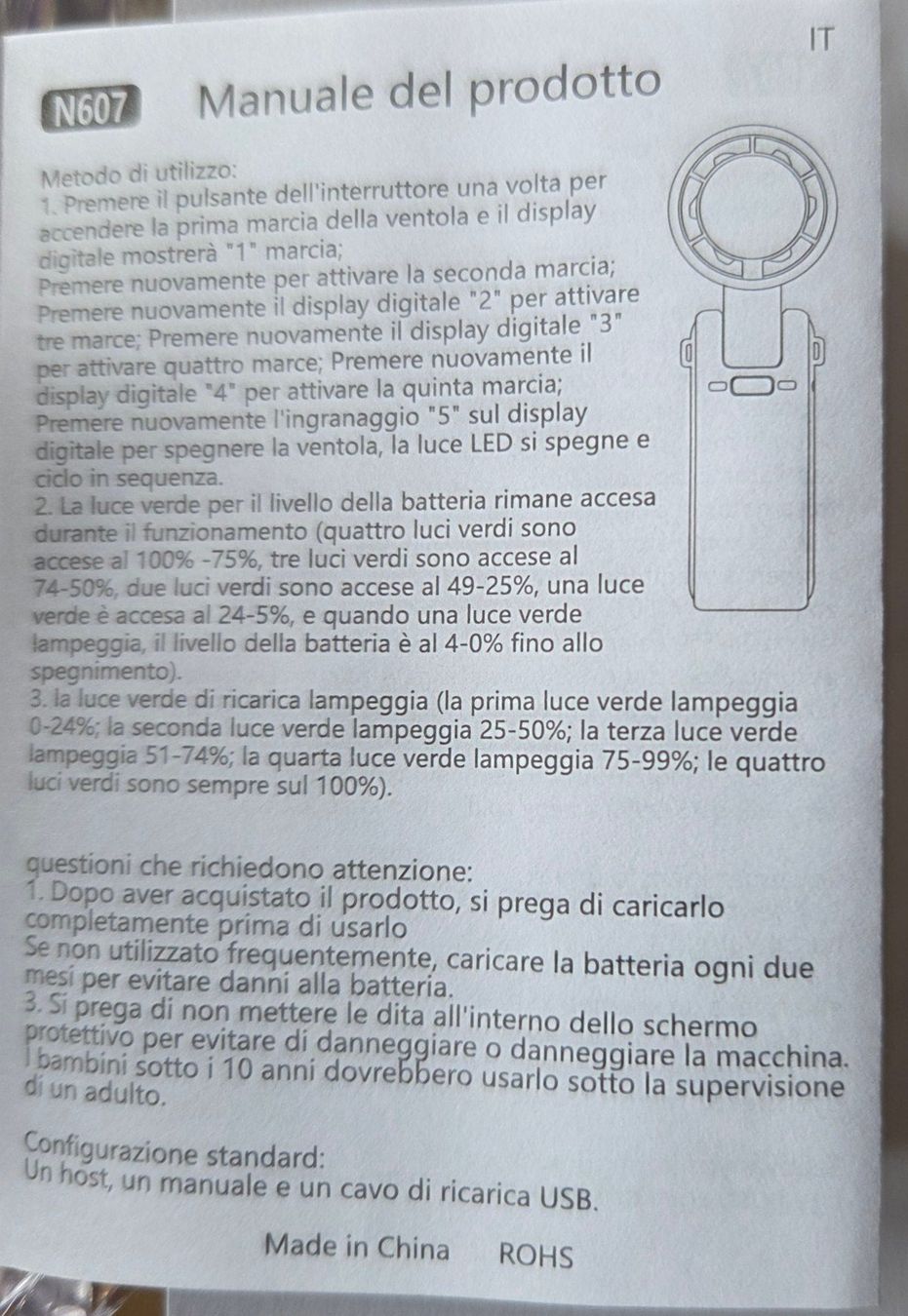 Ventilatoren: Faltbarer, Tragbarer USB Ventilator 5 Geschwindigkeiten – Neu und originalverpackt aus Gossau SG von tenerife11 7