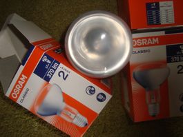 OSRAM Halogen Lampen 4st.Classic 64544,R80 - 57/75W,E27 230V