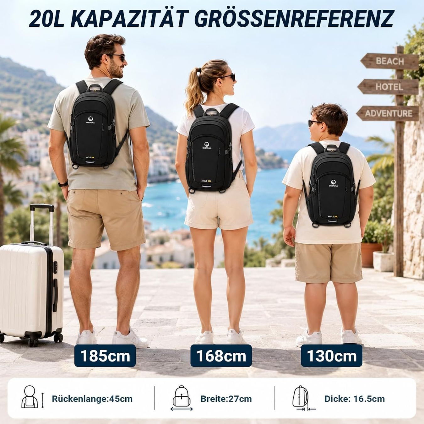Rucksäcke: Wanderrucksack 20L leicht mit Regenhülle – Neu und originalverpackt aus Suhr von SchnapperCH 6