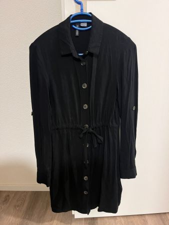 Hemdblusenkleid H&M schwarz