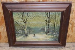 Kunst Ölgemälde Troxler signiertes Ölgemälde   64 x 56 cm