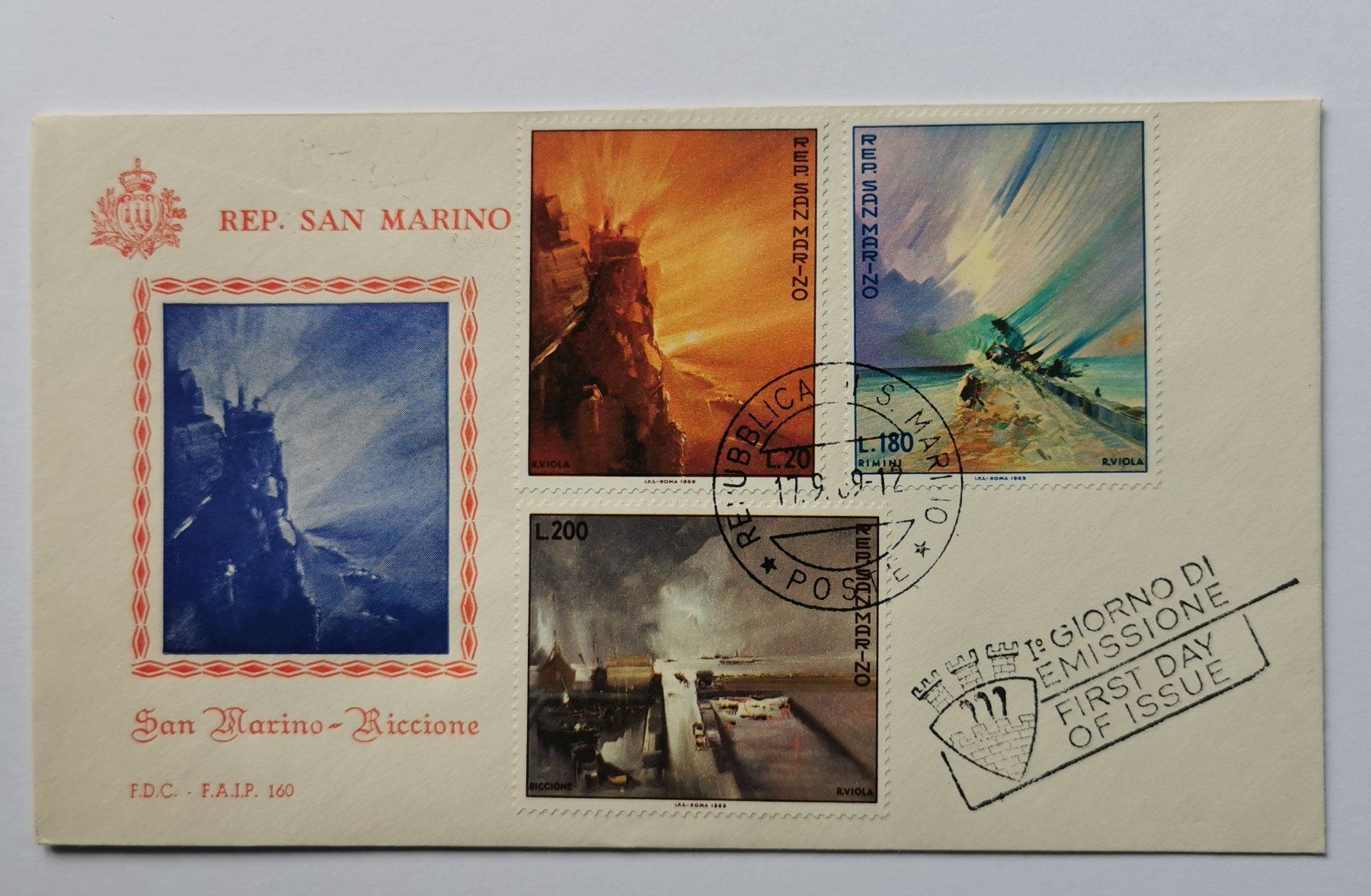 Tous les timbres: FDC San Marino 1969 – D'occasion à Aadorf par Chnorli-Furz