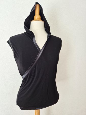 TOP SOMMERTOP MIT KAPUZE S M 36 38 TOP ZU JEANS ROCK HOSE