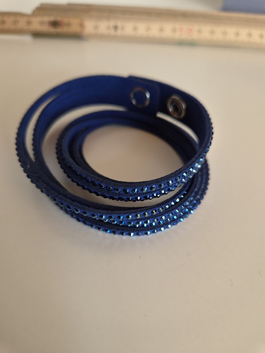 Armbänder & -reifen: Bracelet  Bleu Strass Taille Unique Bon Etat – Gebraucht aus Epautheyres von michoko01 1