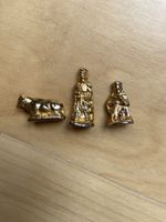 Lot 3 figurines dorées vintage, collection 