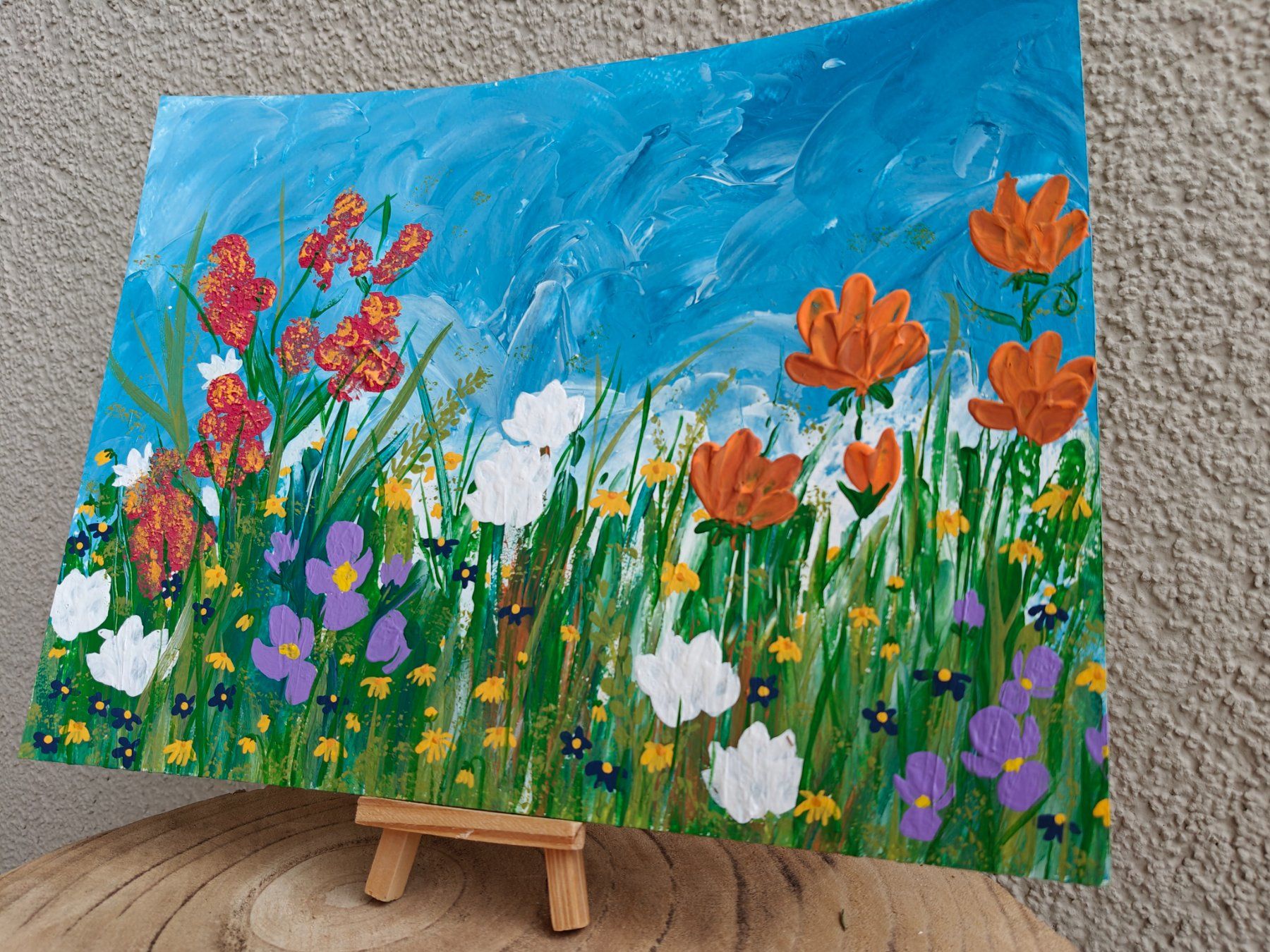 Gemälde: Gemälde Acryl, Blumenwiese – Neu und originalverpackt aus Winterthur von GDaniela 1