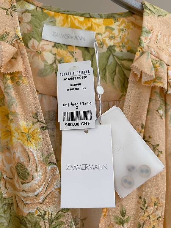 Zimmermann Vestiti: Zimmermann Kleid Gr.2 ungetragen&neu – Nuovo (secondo la descrizione) da Ehrendingen venduto da Nr.7 1