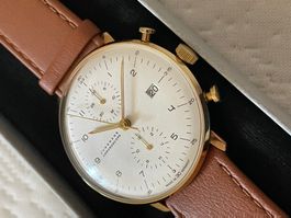 JUNGHANS Max Bill Chronoscope, Ref. 027/7800.00. Ungetragen