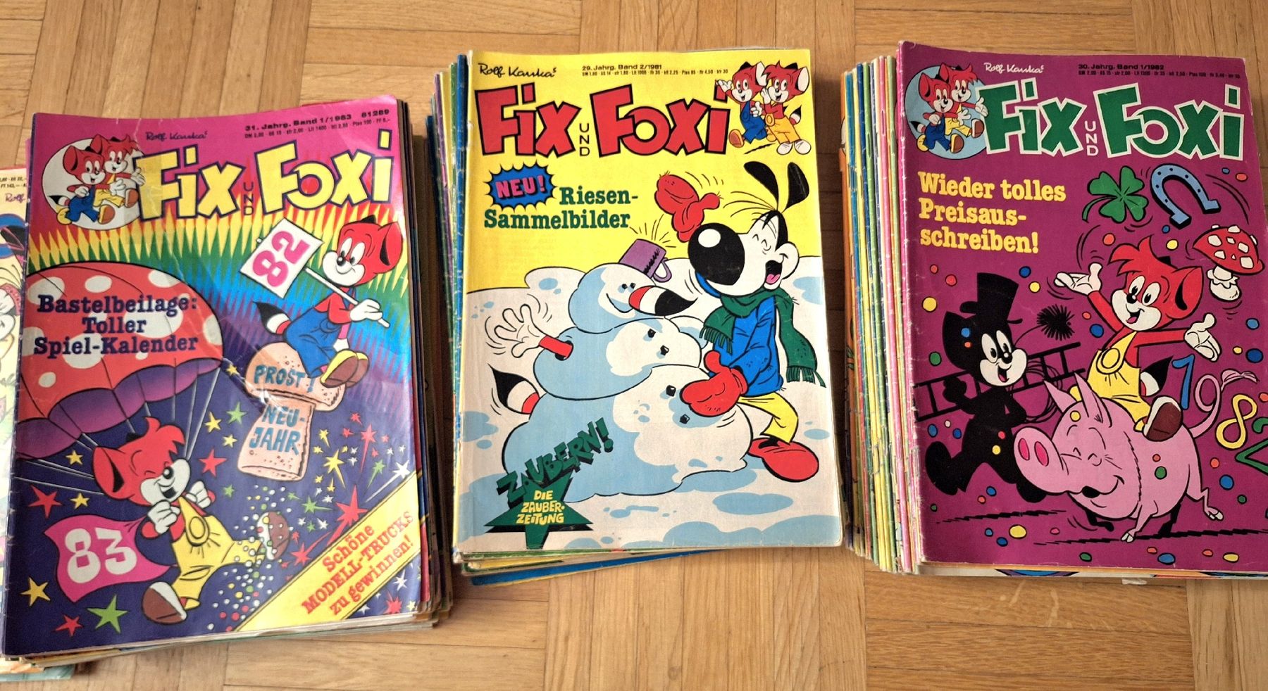 Fix und Foxi Comics, Jahrgänge 81, 82, 83 Rarität! 98 Hefte (Gebraucht ...
