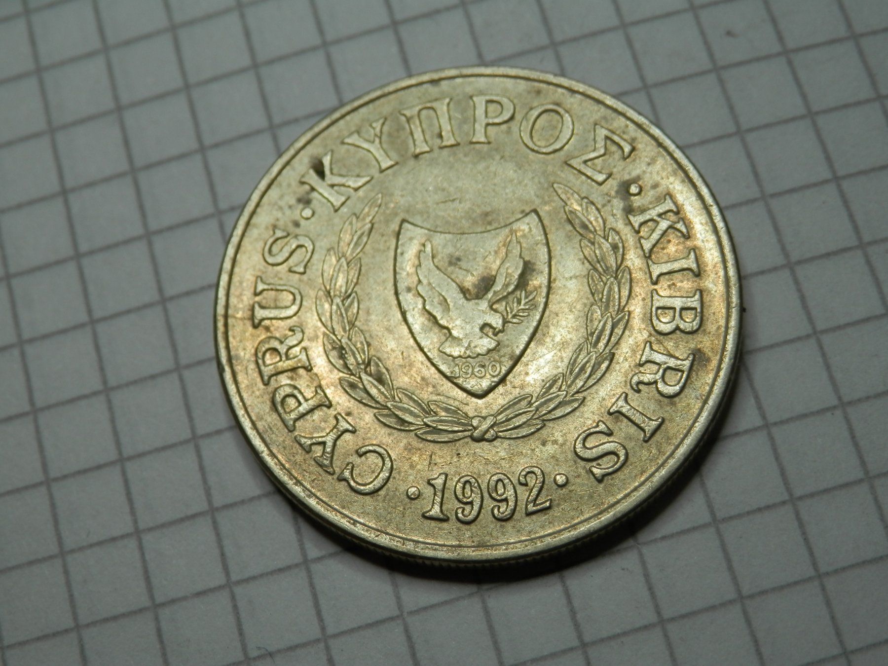 Tutti le monete: Zypern 20 Cent, 1992 – Usato da Weiach venduto da weiach81 1