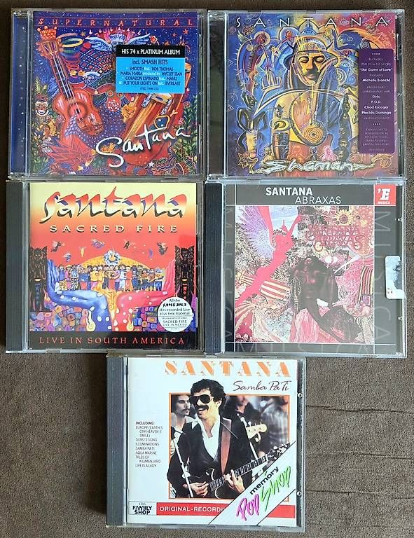 CDs: Santana  5 CD – D'occasion à Locarno par bru_st25