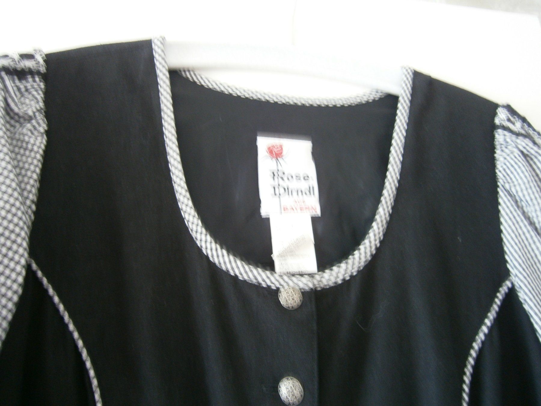 Vestiti: Trachtenkleid, schwarz, Grösse 48, Rose Dirndl – Usato da Schwarzenburg venduto da lore09 1