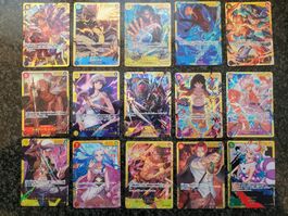 One Piece TCG SECRET RARE BUNDLE leicht beschädigt