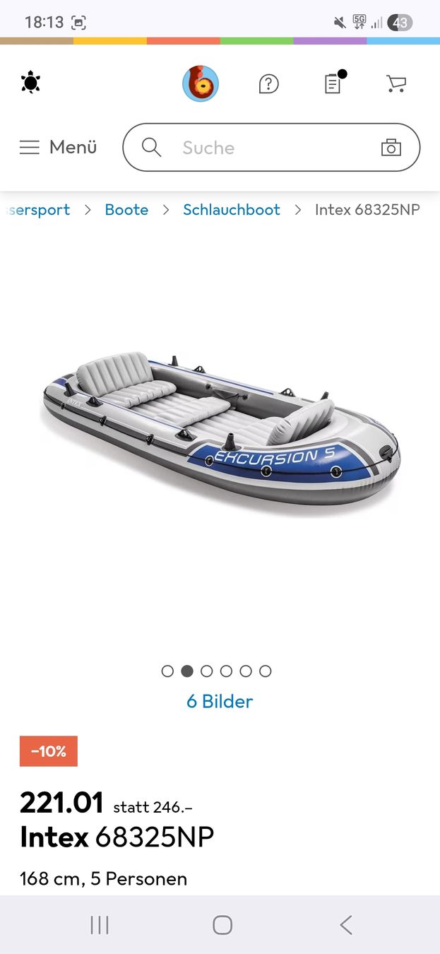 Boote: schlauchboot – Neu (gemäss Beschreibung) aus Bettlach von iva_p2z2 2