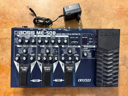 BOSS ME 50B Bass Multi Effects mit Netzteil