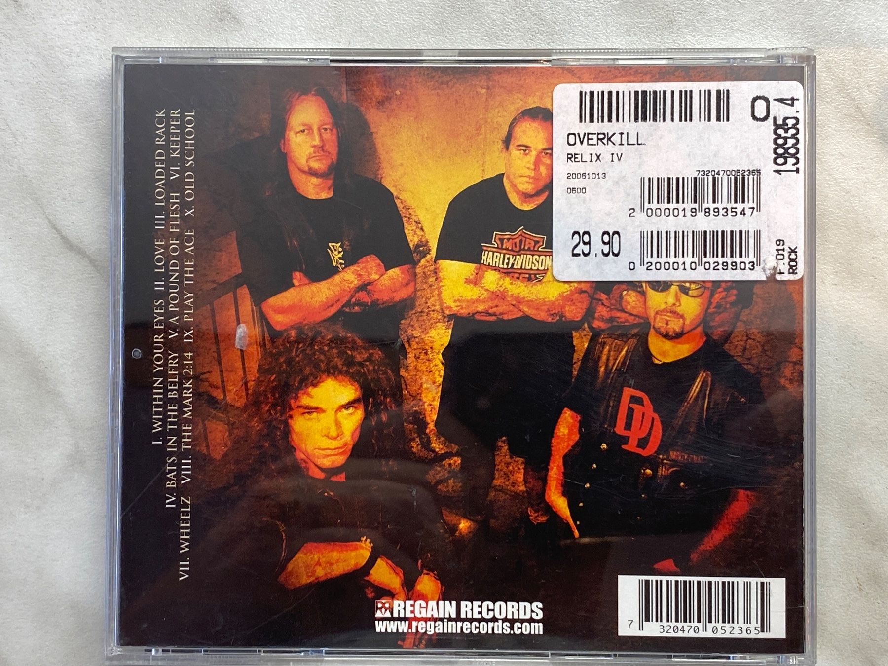 CDs: Overkill Relixiv – Neu (gemäss Beschreibung) aus Aigle von  1