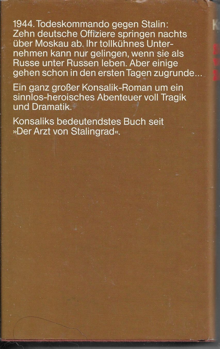 Libri: Heinz G. Konsalik - Sie waren Zehn – Usato da Nunningen venduto da mercury-for-books 1