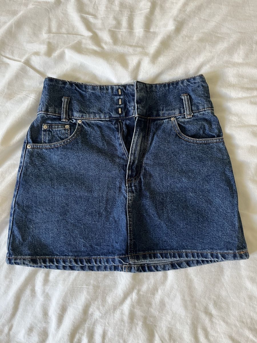 Gonne: Jeansrock Grösse M – Nuovo (secondo la descrizione) da Liebefeld venduto da randvollesglas