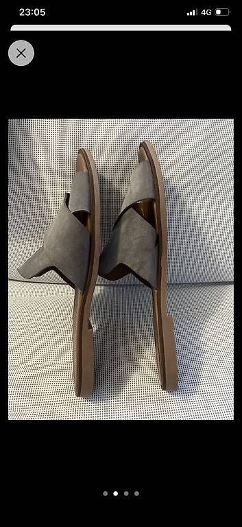 Damenschuhe: Leder-Sommer-Pantoletten, Größe 38, – Gebraucht aus Rorschach von Lauraq12 1