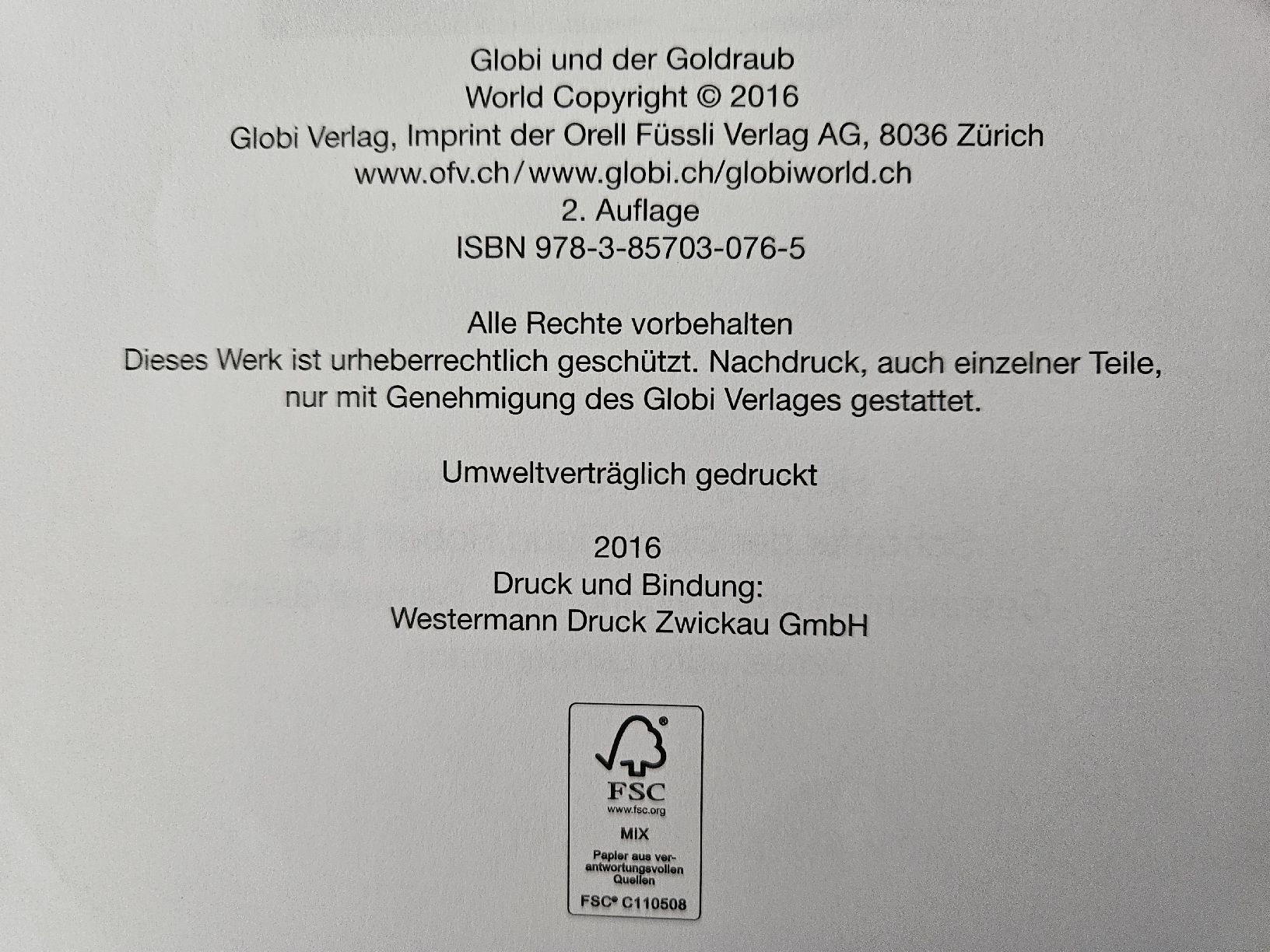Libri: Globi und der Goldraub – Usato da Kreuzlingen venduto da chr_pfn9 2