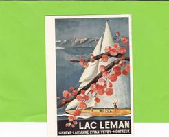 Plakat, Lac Leman