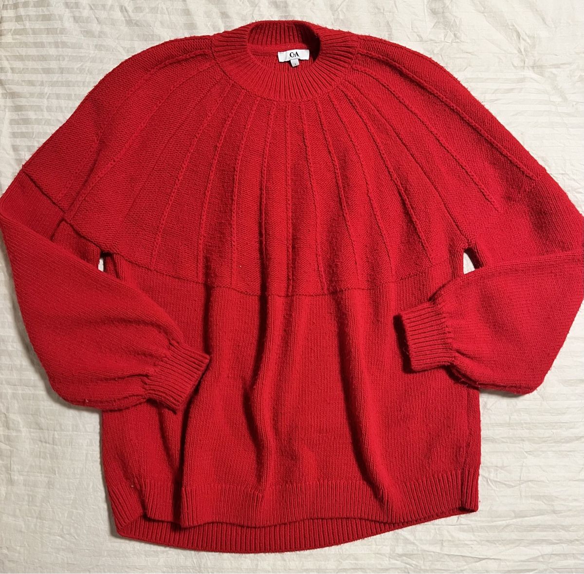 C&A Maglioni & Felpe: Pull rouge chaud et confortable C&A taille L – Usato da La Chaux-de-Fonds venduto da Sabinchenn