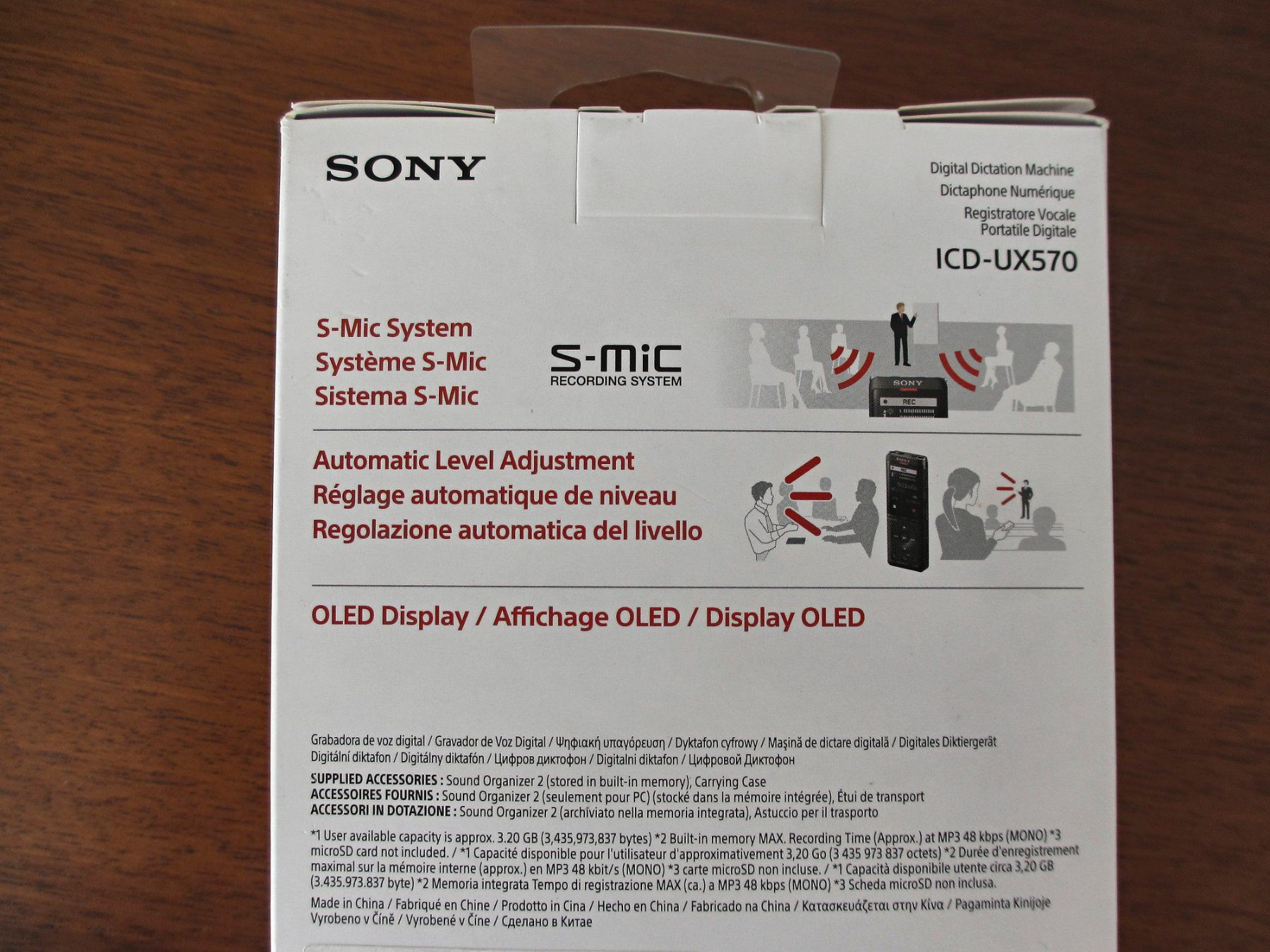 Sony Aufnahmegeräte: Sony Diktiergerät ICD-UX570 NEU – Neu und originalverpackt aus Winterthur von Nooitgedagt 3